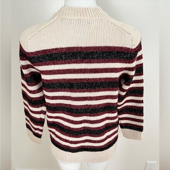 BANANA REPUBLIC STRIPED WOMEN SWEATER - Picture 7 of 9
